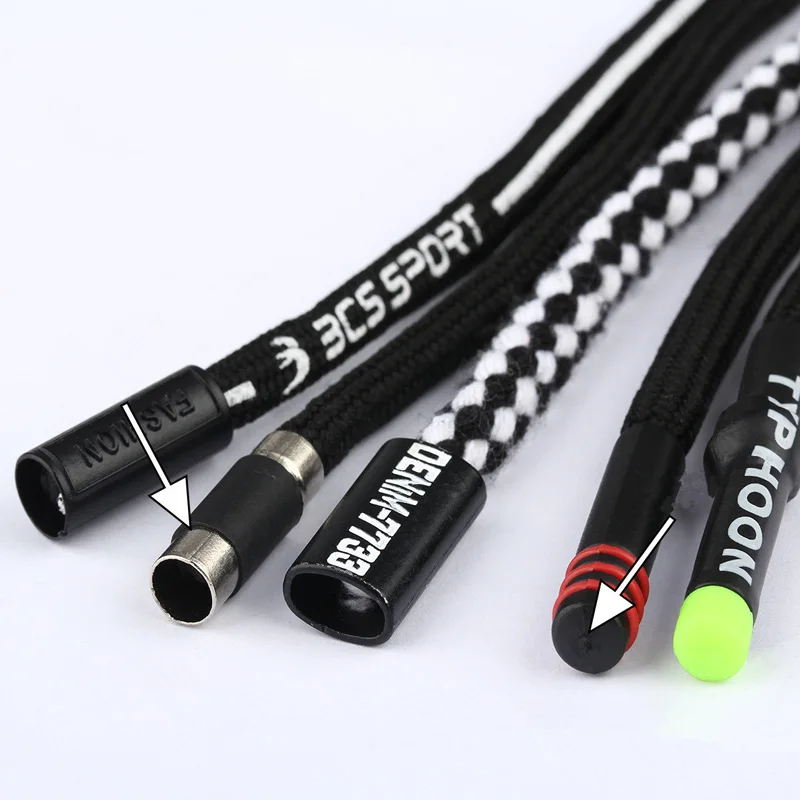 1pc Sweatpants Drawstring Strap Metal Head Sports rope Pants Cotton thread Belt Pants/Hoodies Accessories Diy Sewing R-1