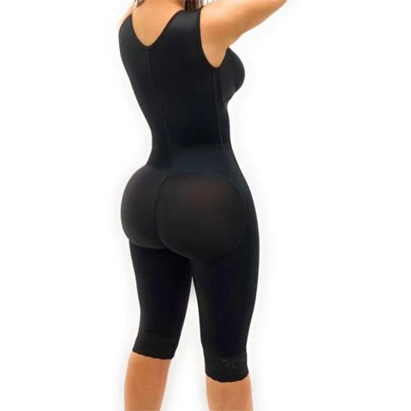 Sleeveless Knee Length Full Body Shapewear Butt-Lifting BBL Post Op Surgery Supplies Fajas Colombianas Originales Colombian faja