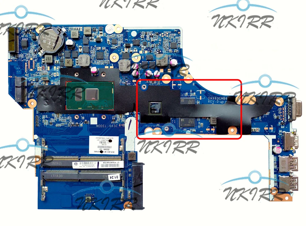 DAX63CMB6D1 DAX63CMB6C0 855565 856184 855562 855564 855561 856180 855669 855674-001/501/601 I3 I5 I7 R7 for ProBOOK 450 470 G3