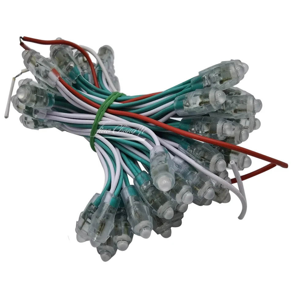 9mm LED Modules String Light DC12V 5V white red blue green yellow Outdoor Waterproof Advertisement LED Pixel Lights 50PCS /1set