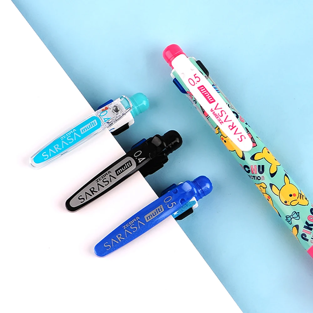 1 Japanese Zebra Limited Cartoon Multifunctional Gel Pen Mechanical Pencil 4+1 0.4/0.5mm Stationery for School Students