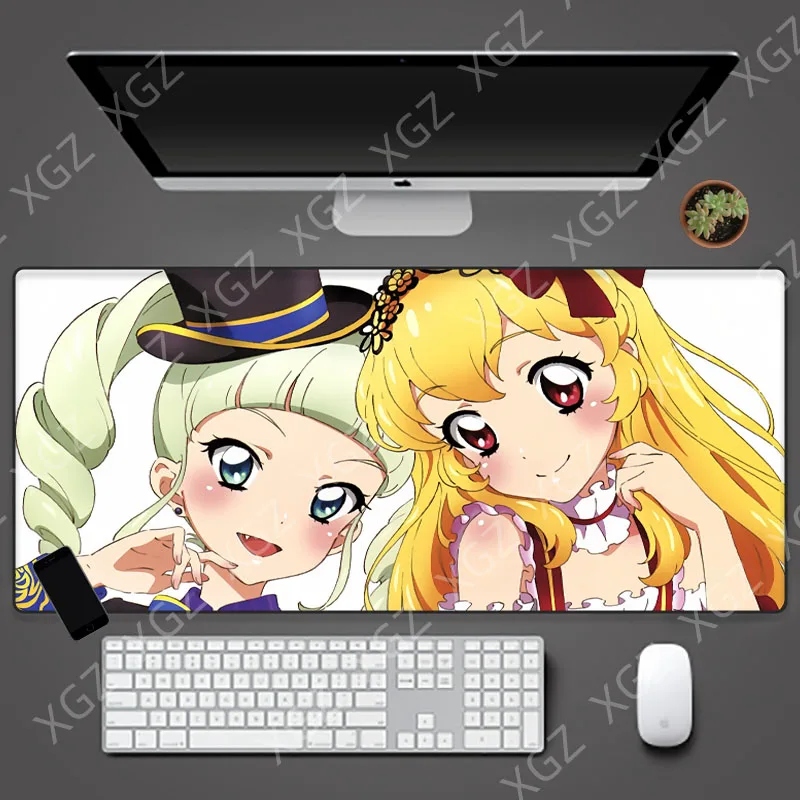 Yuzuoan XL Yellow Cartoon Comics Anime Game Mouse Pad Computer Keyboard High-quality Dirt-resistant Waterproof Pad Accessories