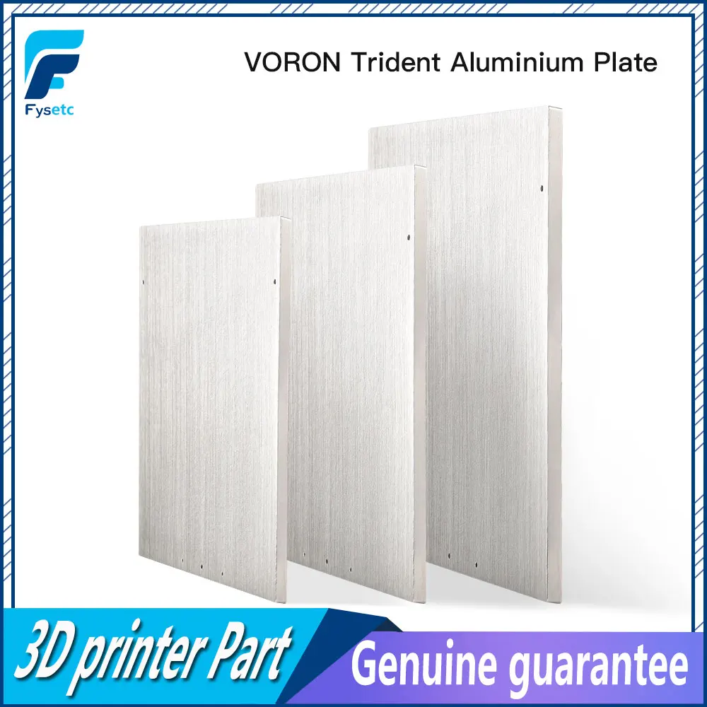 

Voron Trident Aluminum Alloy Plate Build Plate Sheet 250/300/350mm Printing Bearing Metal Plate 3D Printer Parts for Voron Tride