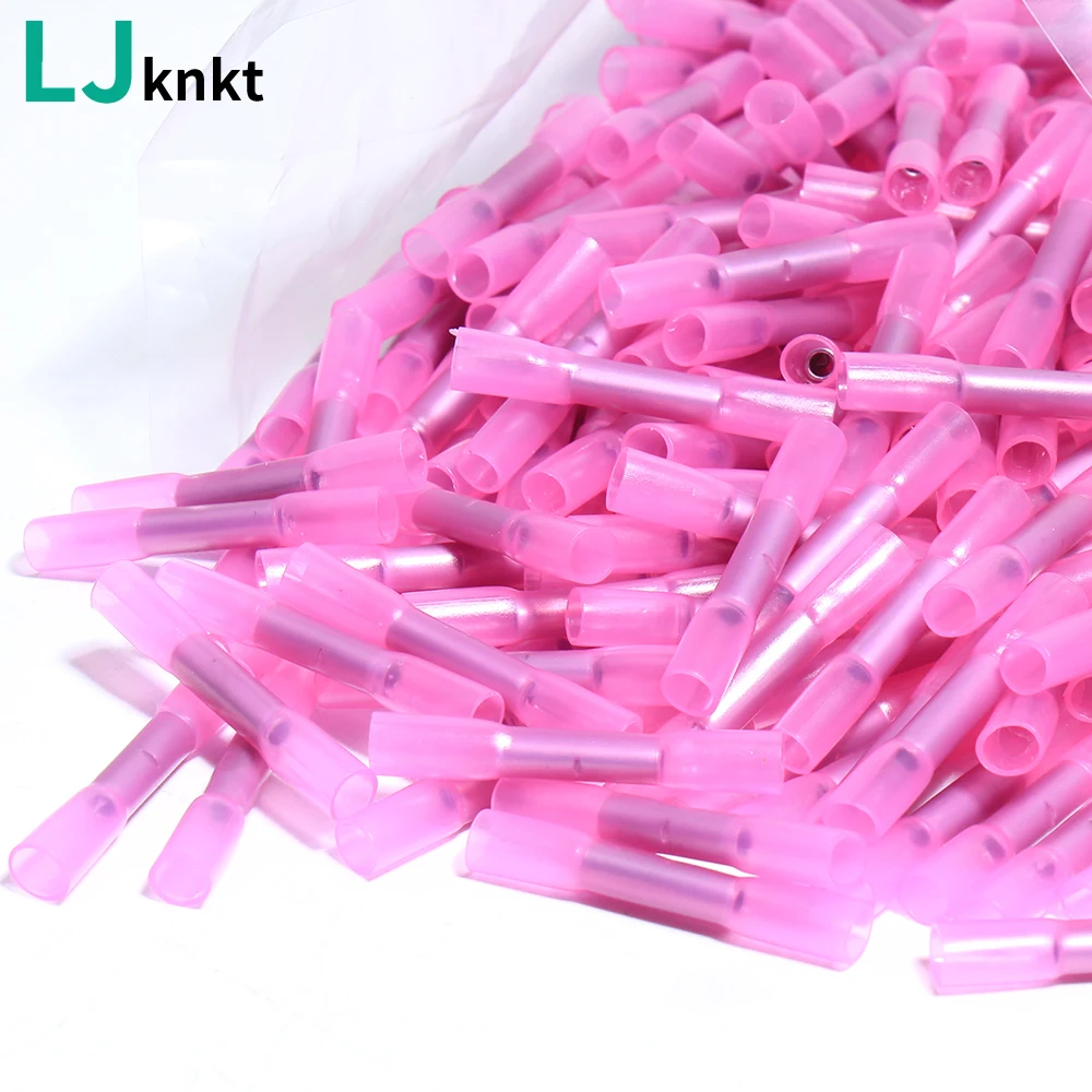 

BHT1.25 Heat Shrink Butt Wire Cable Crimp Connector Electrical Terminals 0.5-1.5mm 22-18AWG Quick Connect Waterproof Insulated