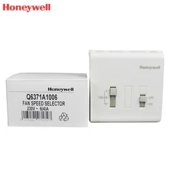 Honeywell Q6371A1006 fan 1-2-3 speed selector on-off switch for fan coil installations In stock and ready for same day shipment