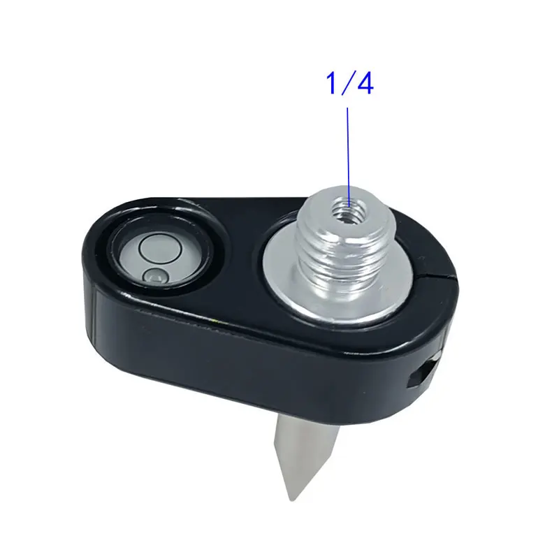 

Mini Pole with The Center Pole Leveling Blisters 5/8x11 Thread for Prism Total Station GPS