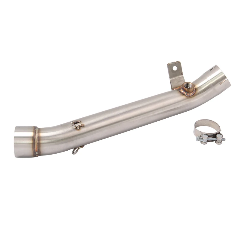 Motorcycle 60mm Exhaust System Connecting Link Middle Mid Tube Connection Slip on for Kawasaki Ninja ZX10R 2008-2020