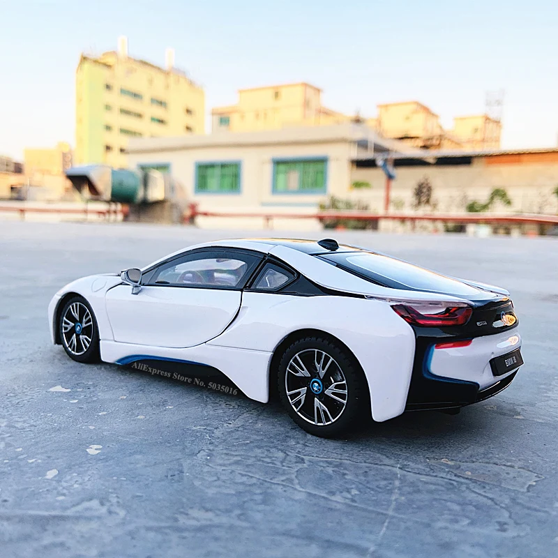 Rastar 1:24 BMW i8 concept car supercar Static Simulation Diecast Alloy Model Car Toy collection Christmas gift  models car