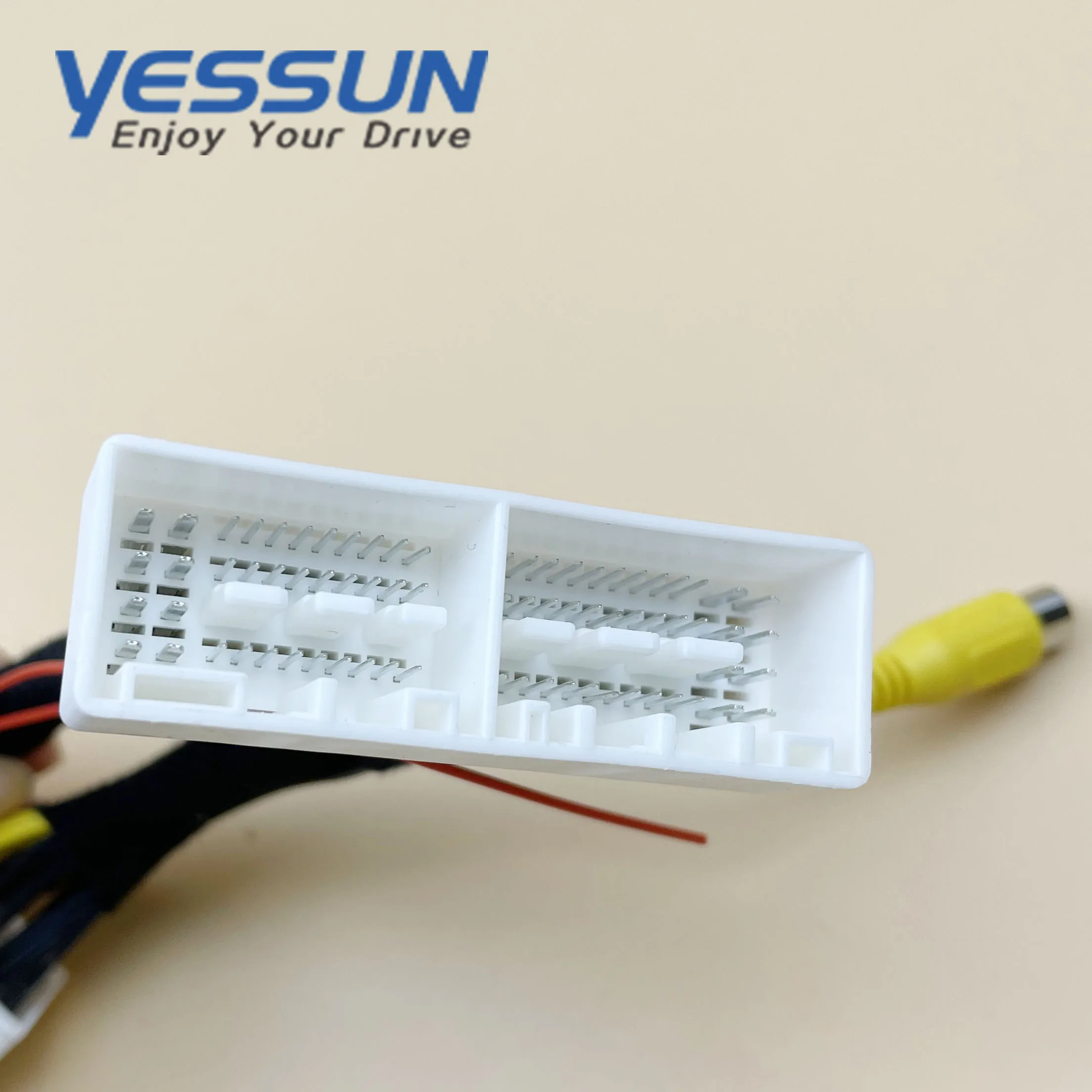 

HD кабель ввода камеры заднего вида для Hyundai Elantra 2017 2018 2019, RCA видеоразъем, адаптер, кабель, комплект, заводское радио