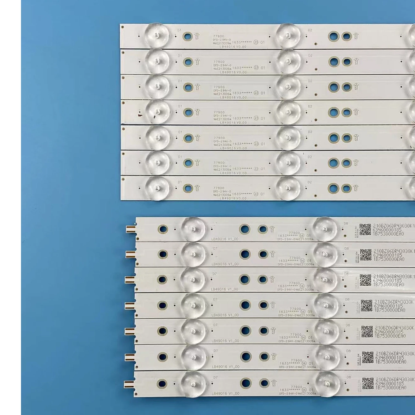 Tira de luz de fundo LED, 12 Lâmpada para 49PUS6401, 12, 49PFS5531, 12, 49PUT6400, 49PUT6101, 12, 49HFL5010T, 12, 49PFT4909, 12