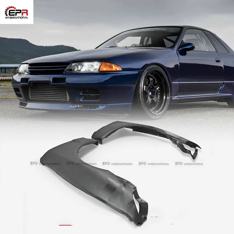 

For Nissan R32 Skyline GTR OE Style FRP Fiber Unpainted Front Fender Mudguards Car accessories Exterior Body kits