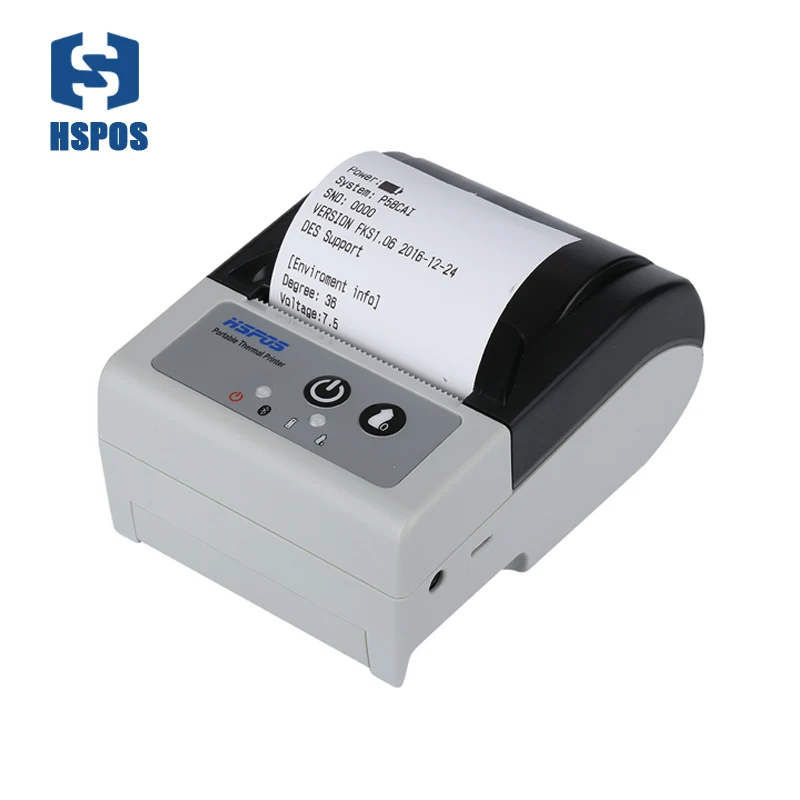 

HSPOS 58mm Mini impresora Bluetooth Portable Thermal Receipt Printer PDF Files Printing for Kyte Loyverse software