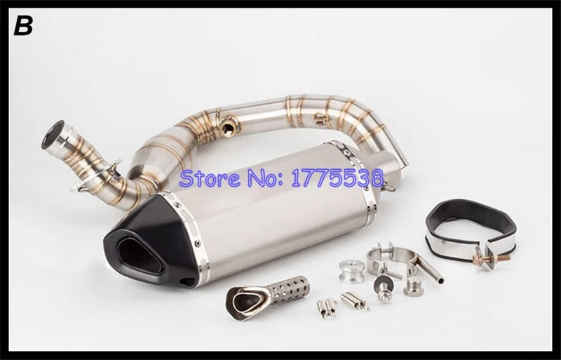 Motorcycle Exhasut Muffler Link Pipe for G310GS G310R 2017-2023 Exhaust Escape Mid Link Pipe for G310GS Exhaust G310R Mid Pipe