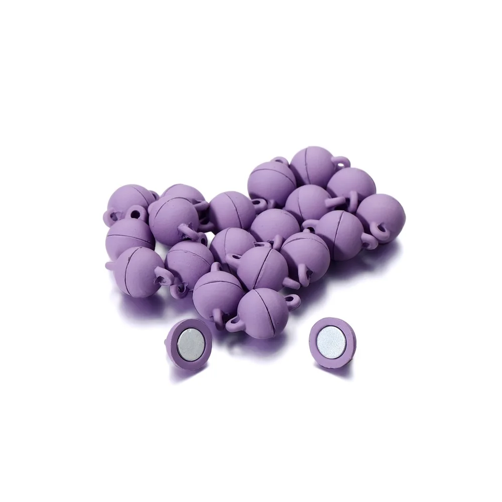 5 Satz/los Gemischte Farbe Runde Magnetische Verschlüsse Kette Armband Anschlüsse Für DIY Schmuck, Die Entdeckungen Liefert Zubehör – Detail 12