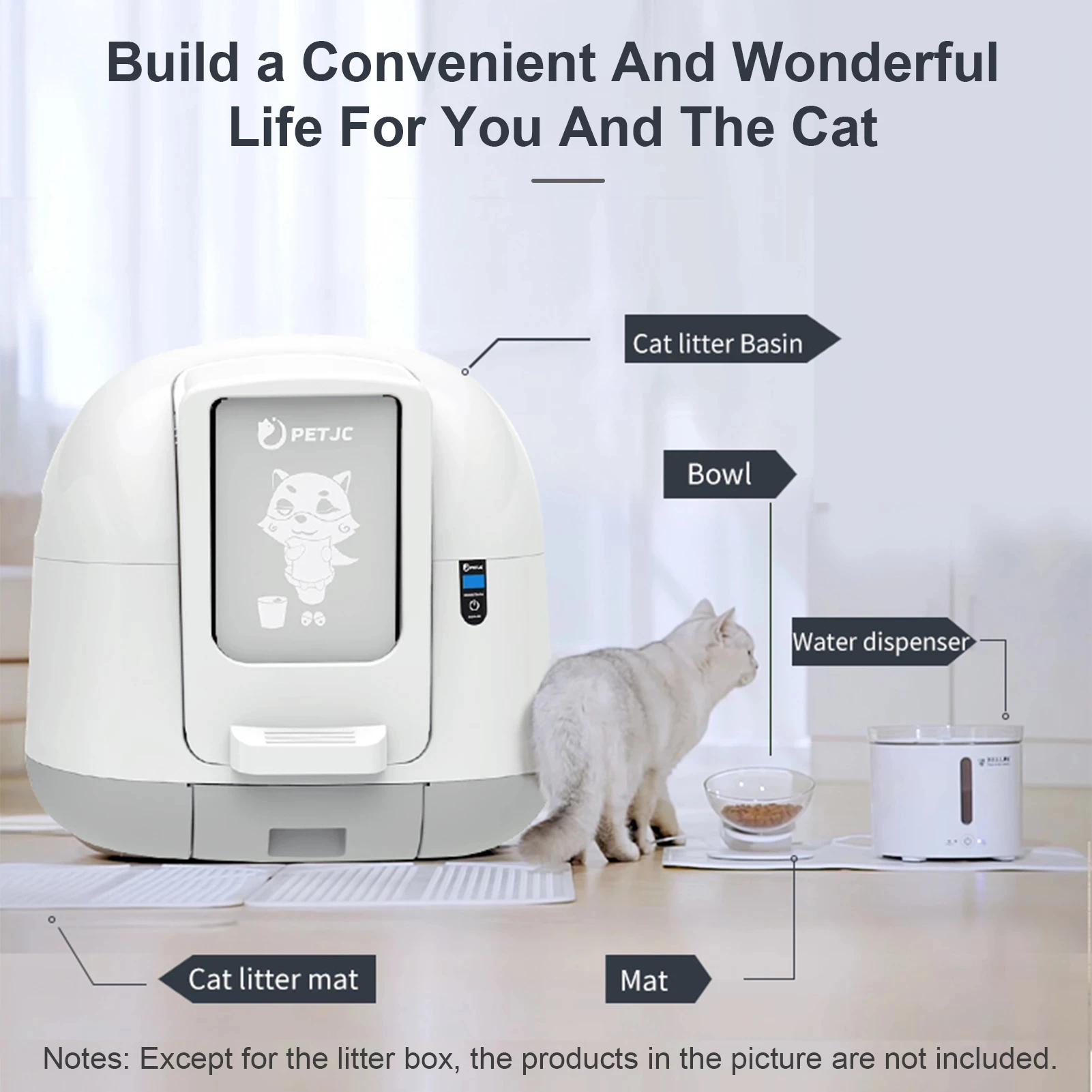 Automatic Closed Cat Litter Box Intelligent Self Cleaning Cat Sand Toilet Gravity Sensor Cat Bedpans Anti Pinch Cat Litter Boxes