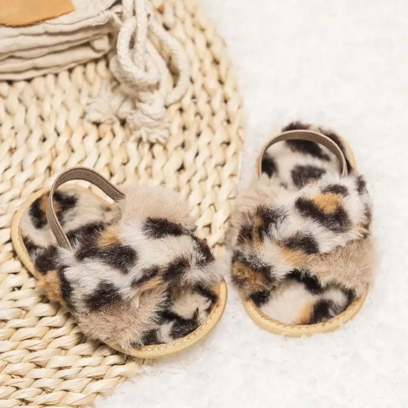 KIDSUN 2021 New Arrival Baby Shoes Infant Home Slippers Boy Girl Cute Cotton Soft Sole Non-Slip Toddler First Walkers Size 0-18M