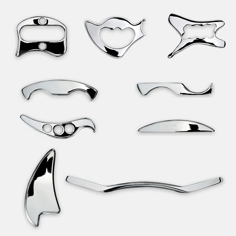 تخفيف الأنسجة غوا شا أداة العضلات مدلك الجسم الاسترخاء الفولاذ المقاوم للصدأ الأنسجة الناعمة العلاج الطبيعي كشط أداة