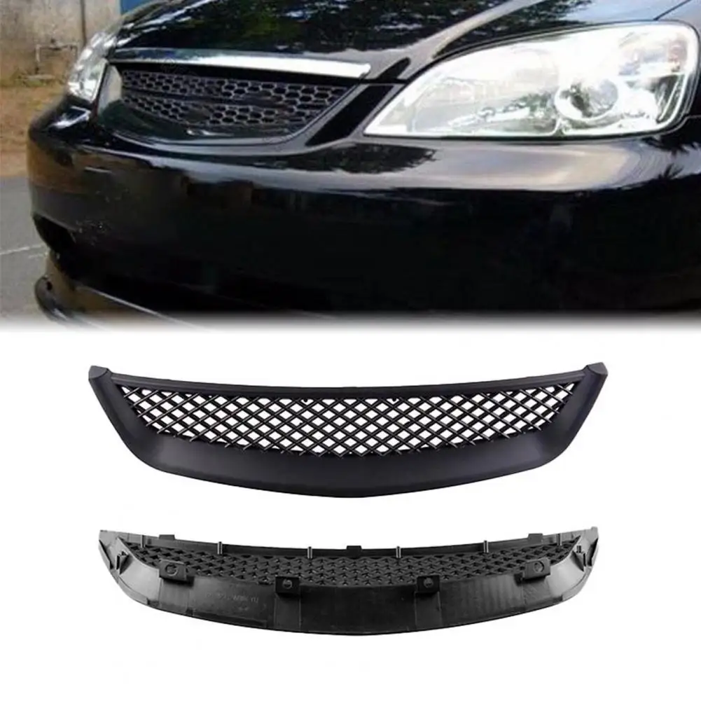 Grille Professional Direct Replacement Black Grid Design Front Kidney Grill for Honda Civic 2001-2003