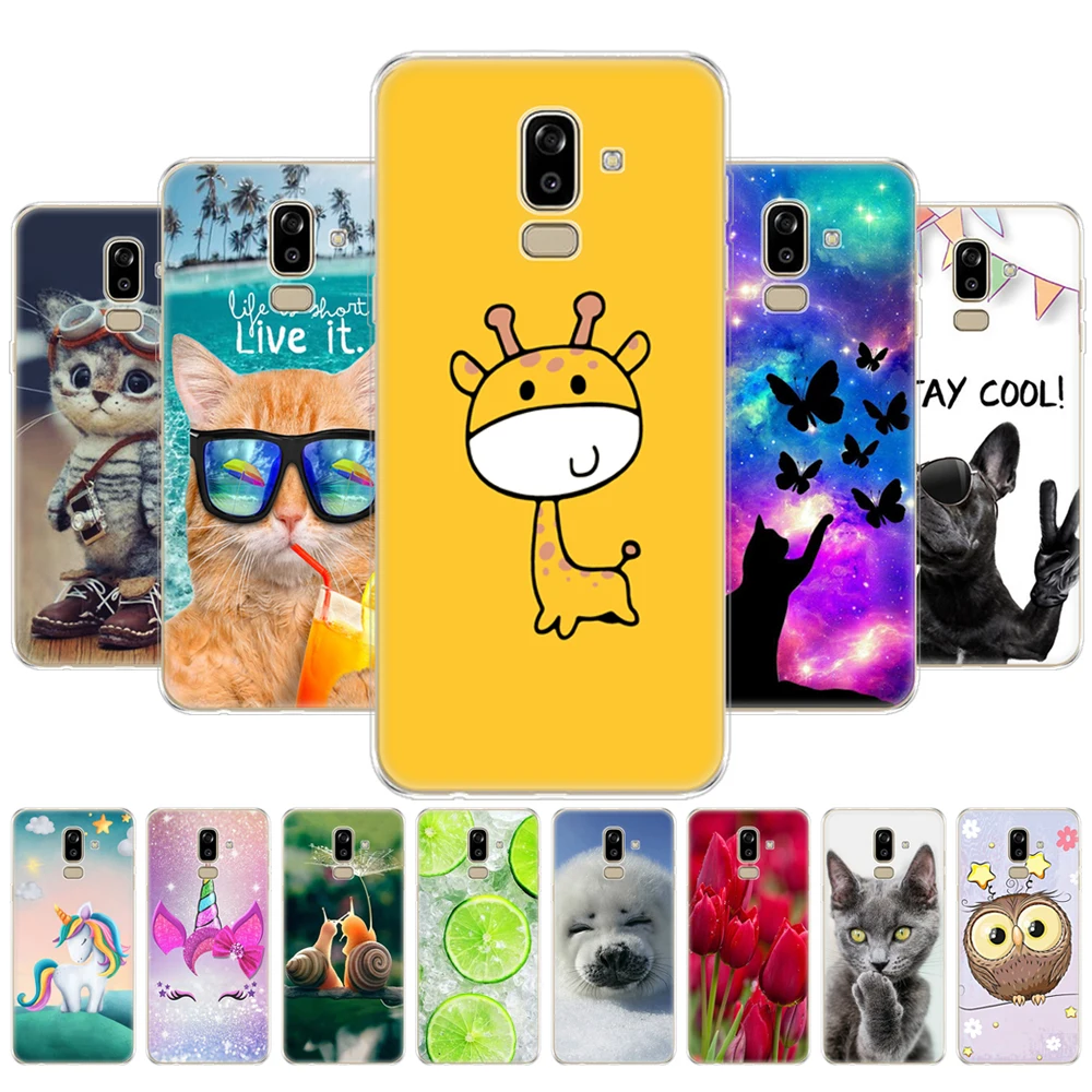 Case for Samsung Galaxy J8 2018 Case back Cover silicon for Samsung Galaxy J8 2018 j810 Funda for Samsung J8 2018 Phone Case