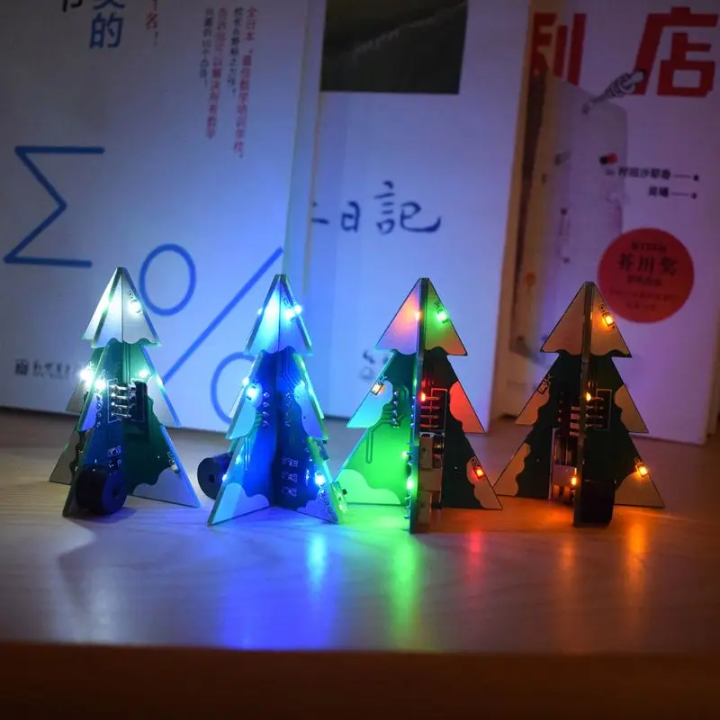 Mini PCB Stereo Christmas Tree DIY Music Circuit Electronic DIY Gift