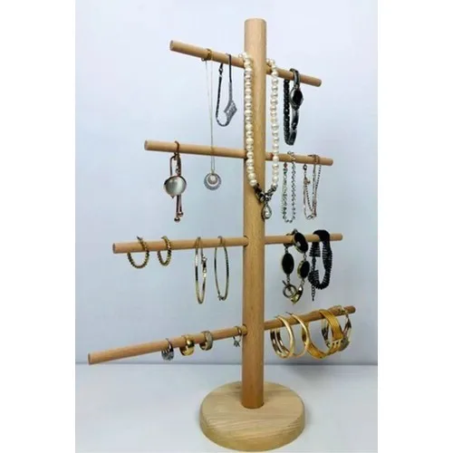 Uldemart-Soporte de madera para joyería