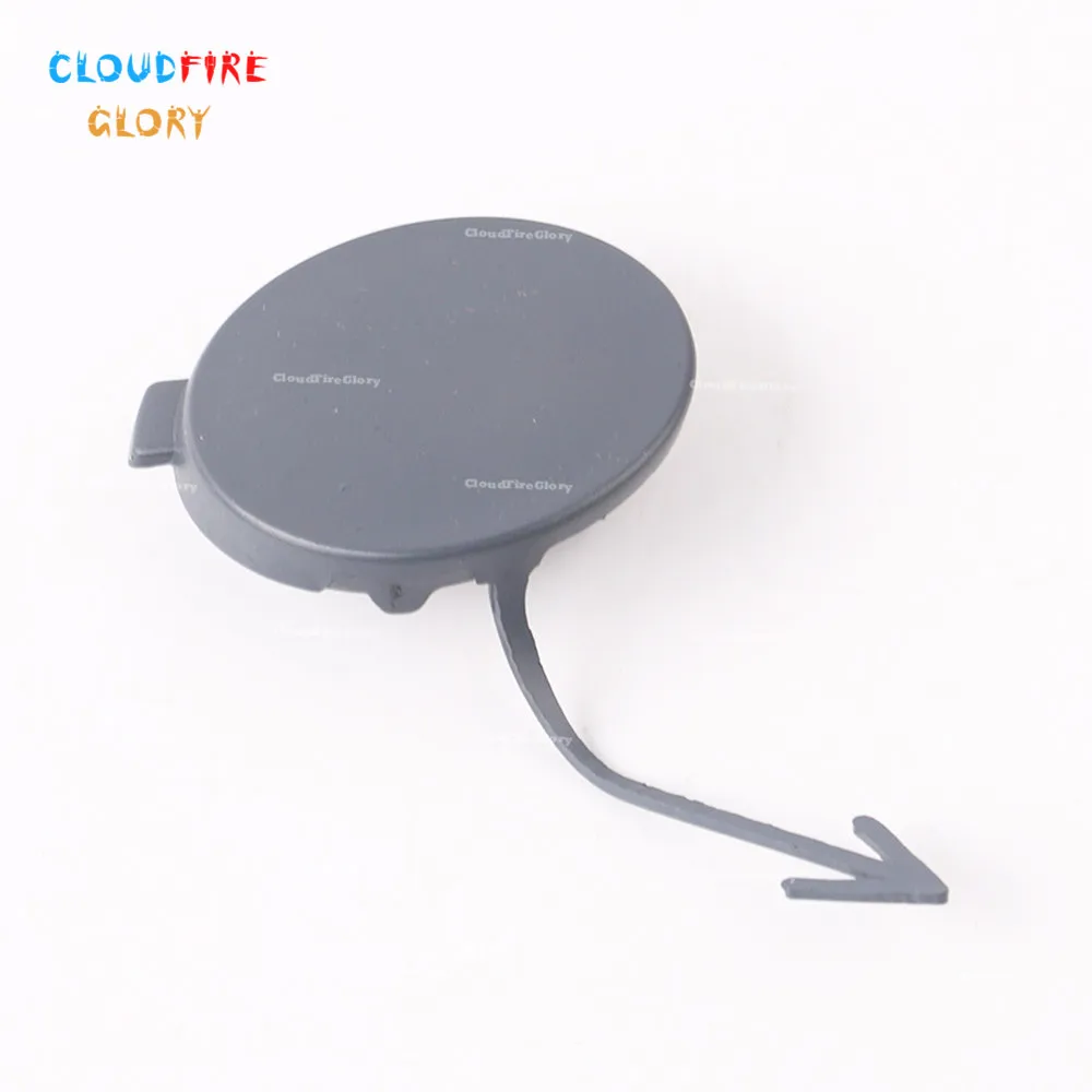 CloudFireGlory 6RD807241 Front Bumper Tow Eye Hook Cap Cover Primed ABS Plastic For Polo MK5 2009 2010 2011 2012 2013