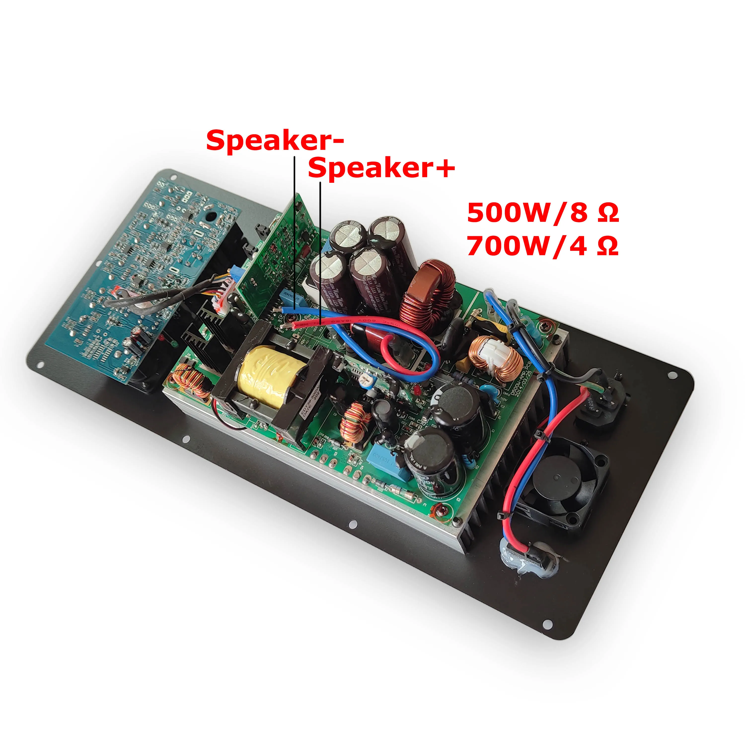 Amplificador digital pesado, 110v/220v, classe d 500w, módulo de áudio de alta fidelidade, alcance completo, placa amp