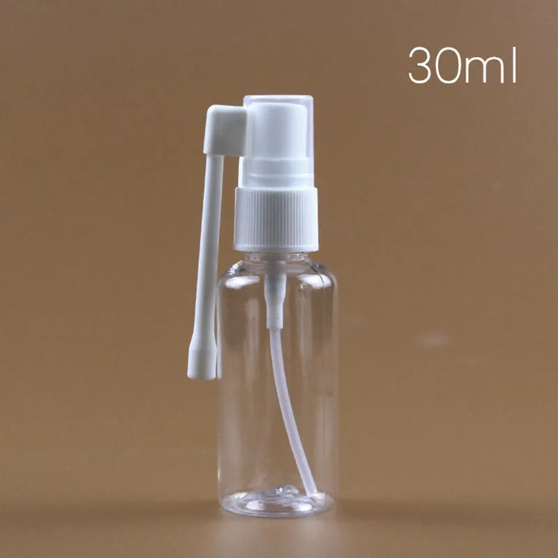 Pulvérisateur nasal en plastique africain transparent, pompe HI, brumisateur antarctique, emballage d'embouteillage illable au quotidien, 5ml, 10ml, 20ml, 30ml, 30 pièces