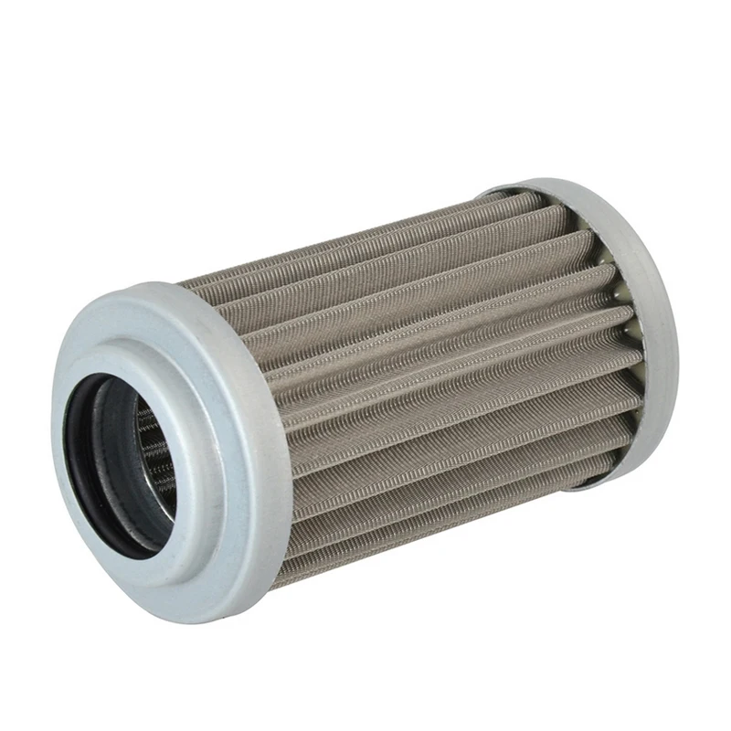 BAOLUN   Ethanol Fuel Compatible Stainless Steel 100 micron Mesh Fuel Filter Element E85 GAS Each fuel filter AN6  AN8  AN10