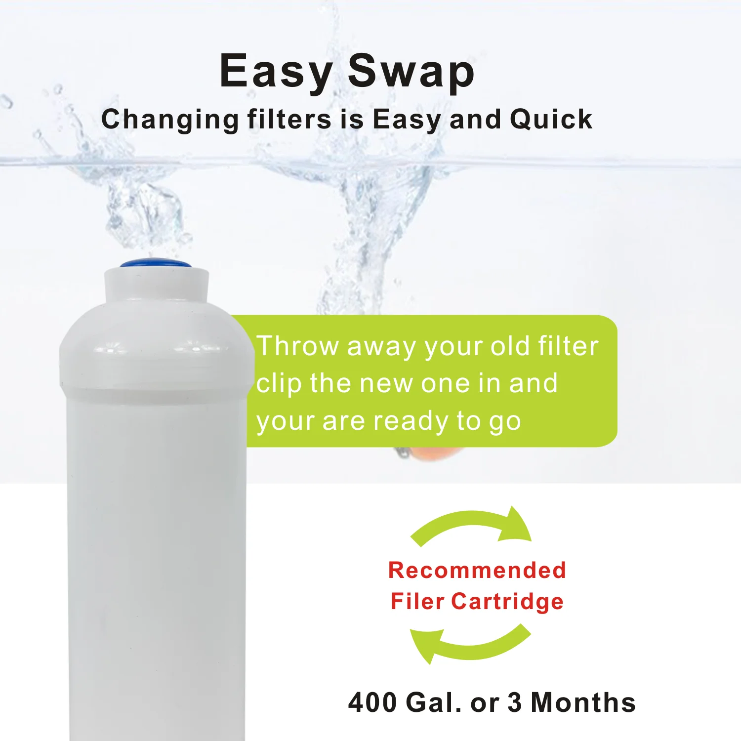 إزالة الأيونات تصفية المياه استبدال 2 "x 6 بوصة مضمنة دي مختلط السرير مرشح من الراتنج خرطوشة ل آلة تعمل بليز ثنائي الصمام التبريد