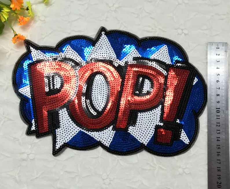 Sequined cloth stickers, decorative DIY patch stickers, clothing accessories, no need for hand sewing, ironing cloth stickers