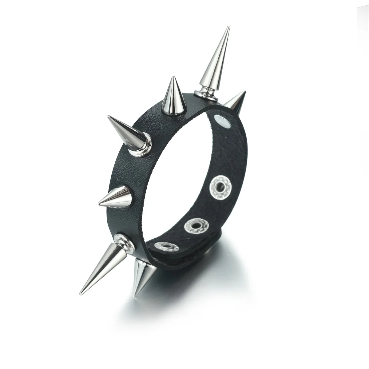 Leather Spiked Bracelets For Men Women Punk Rock  Metal Spikes Studded Bracelet Gothic Emo Grunge Wrist  Jewelry