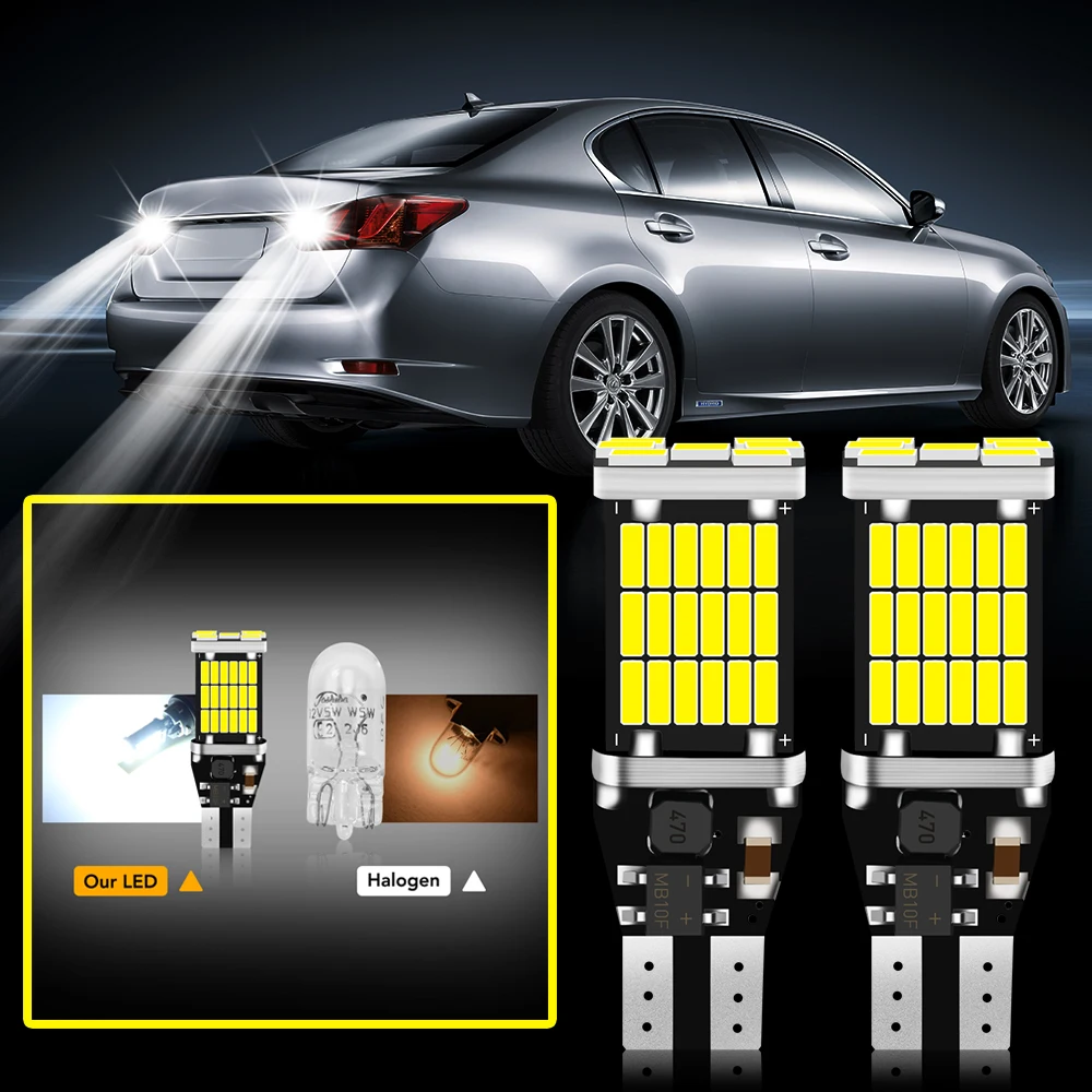 2PCS T15 W16W Canbus LED Bulbs Car Reversing Light  for KIA RIO ceed Hyundai Tucson Creta Kona Solaris Accent Elantra