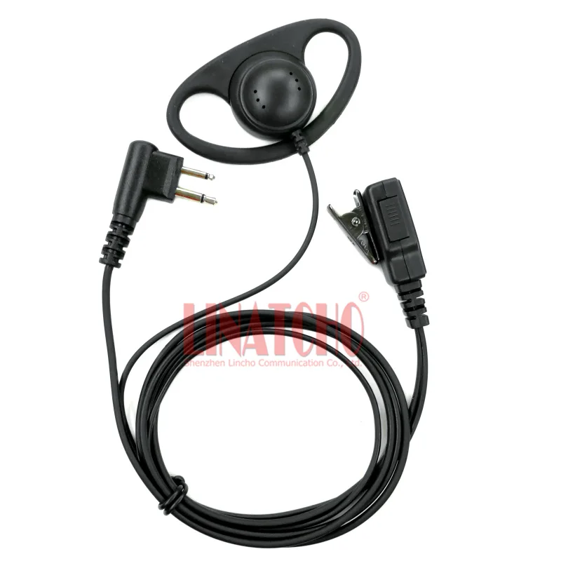 

2 PIN big PTT mic moto GP88 GP300 GP2000 CT150 P040 radio earpiece interphone earphone walkie talkie headset