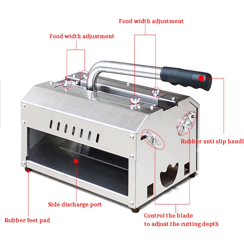 Small Gluten Cutting Machine Manual Fancy Sausage Cutter Spiral Barbecue Gluten Hot Dogs Cutting Machine