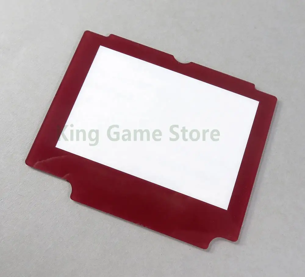 20 stks/partij Vervanging voor GBA SP Rood Zwart plastic Screen Lens Protector Voor Game Boy Advance SP game console scherm panel