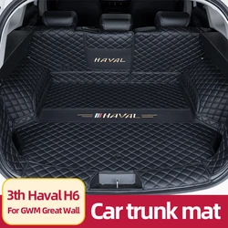 Trunk Frunk Mats For GWM Great Wall Haval H6 3th 2021 2022 Weather Cargo Liners Car Boot Lower Compartment Interior Accessories