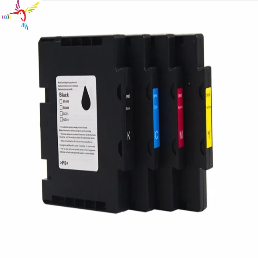 HQHQ 100% Compatible Sublimation Ink Cartridge for Sawgrass Virtuoso SG400 SG800 Printer 4Pcs/Set  New Vision Chip Styles