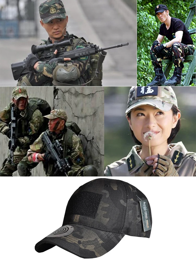 Hunting Hiking Camping Outdoor Airsoft Simplicity Caps Men Camo Caps Sunshade Baseball Caps