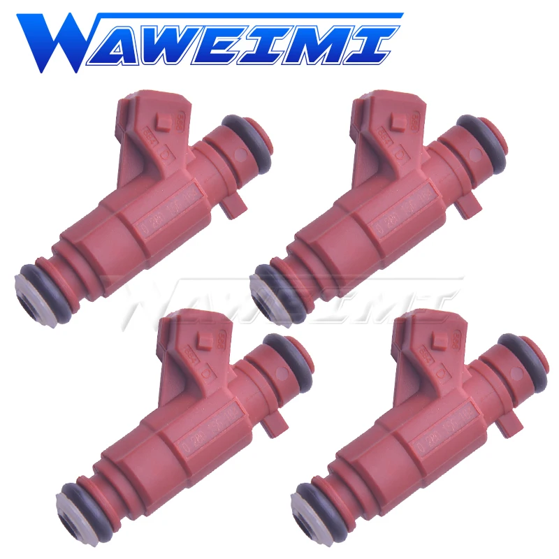 

WAWEIMI Brand New 4x Fuel Injector Nozzle 0280156164 For HONDA JAZZ II (GD) 1.3 2002-2008