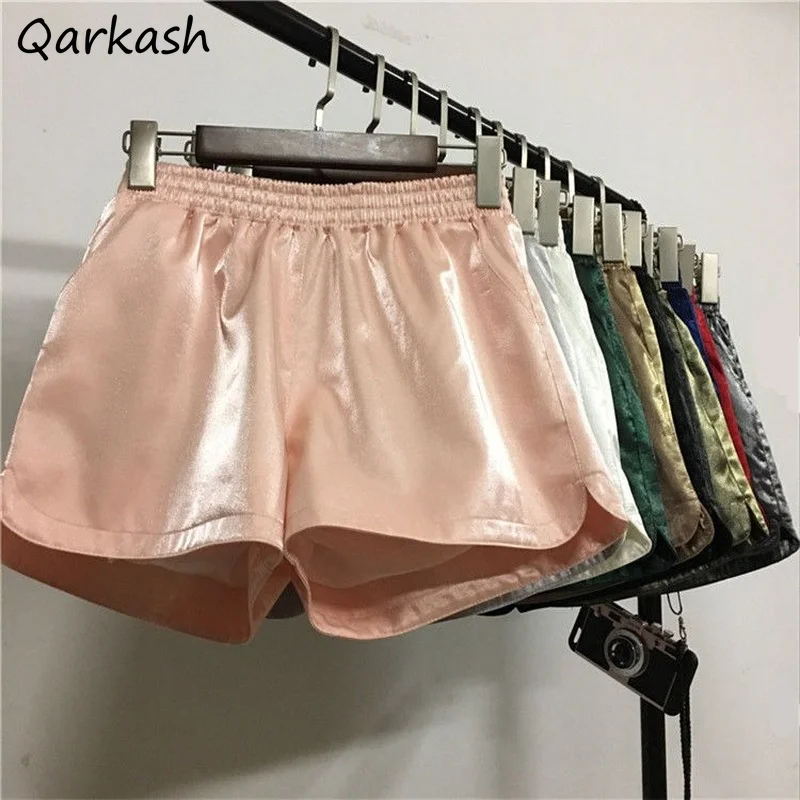 Shorts Women Fitness Casual High Waist Fashion Biker Wear Summer Cycling Short Trousers Streetwear All-match Candy Colors Design