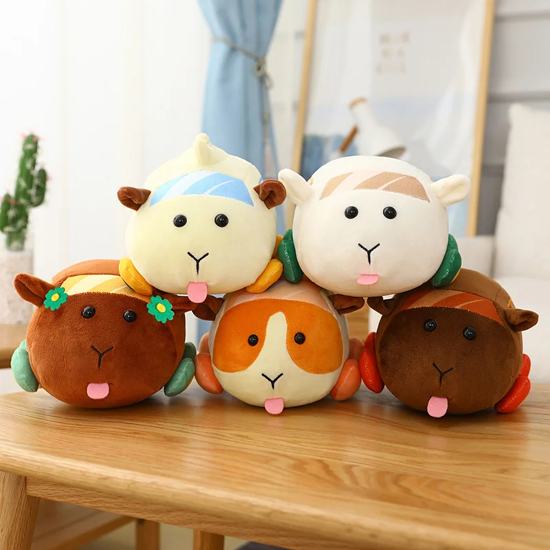 10/20cm PUI PUI Plush Toy Soft Stuffed Animals Pui Pui Molcar Plush Hot Japan Cartoon Mouse Lovely Guinea Pigs Car Pillow