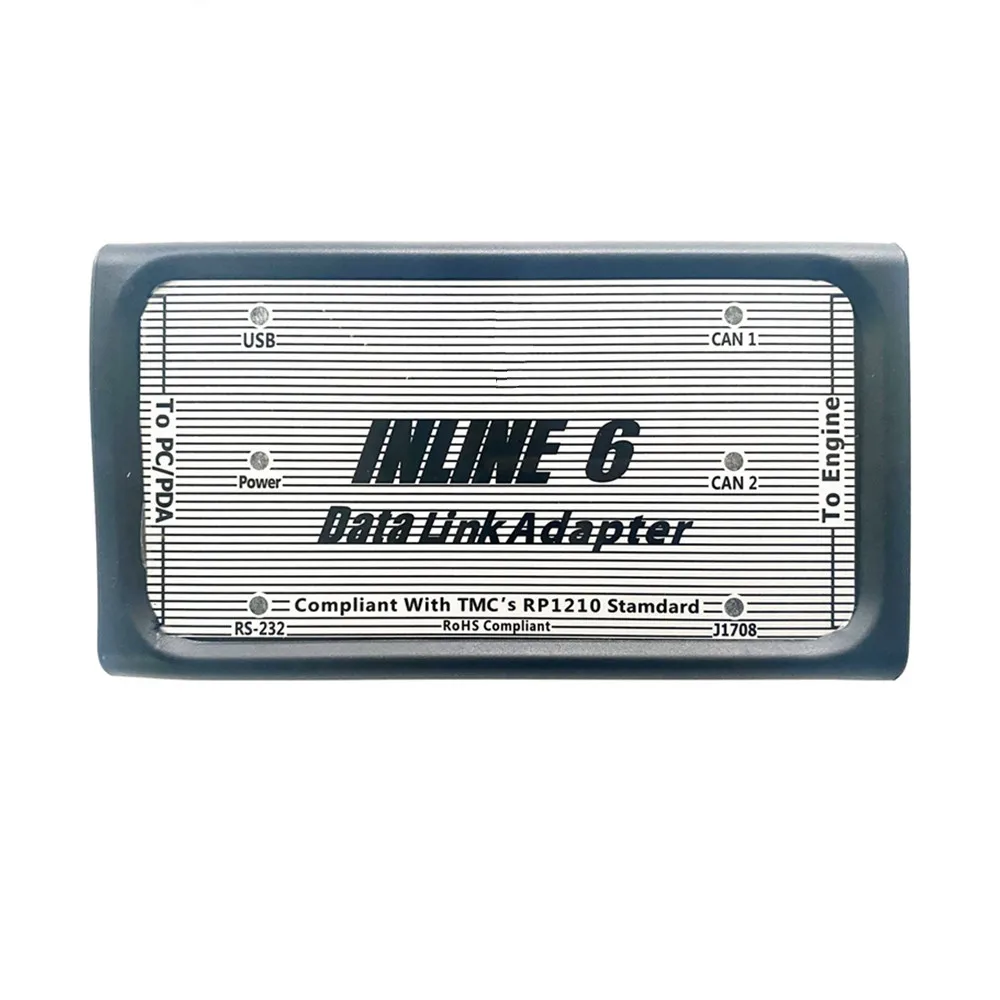 INLINE 6 Data Link Adapter OBD2 Scanner Insite V8.7 INLINE6 For Cummins Heavy Duty Truck Diagnostic Tool