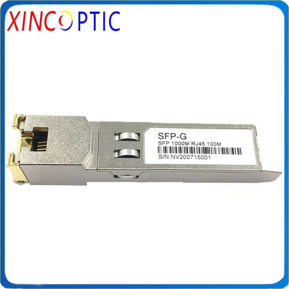 10/100/1000BASE-T 100M GLC-T Copper RJ45 SFP Transceiver,Fiber Optical 10 100 1000Base-T Copper SFP GLC-SFP-T RJ45 SFP Module