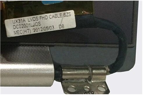 Tela lcd de 13.3 polegadas original para asus ux31a, conjunto de tela superior, 1920x1080, lcd