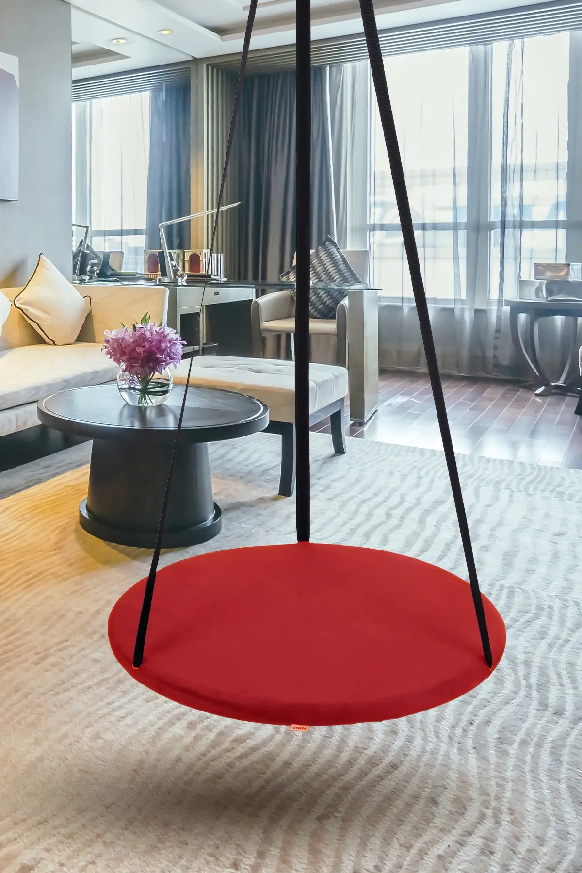 Swing Big size Ceiling Hanging Red Swing svava swing