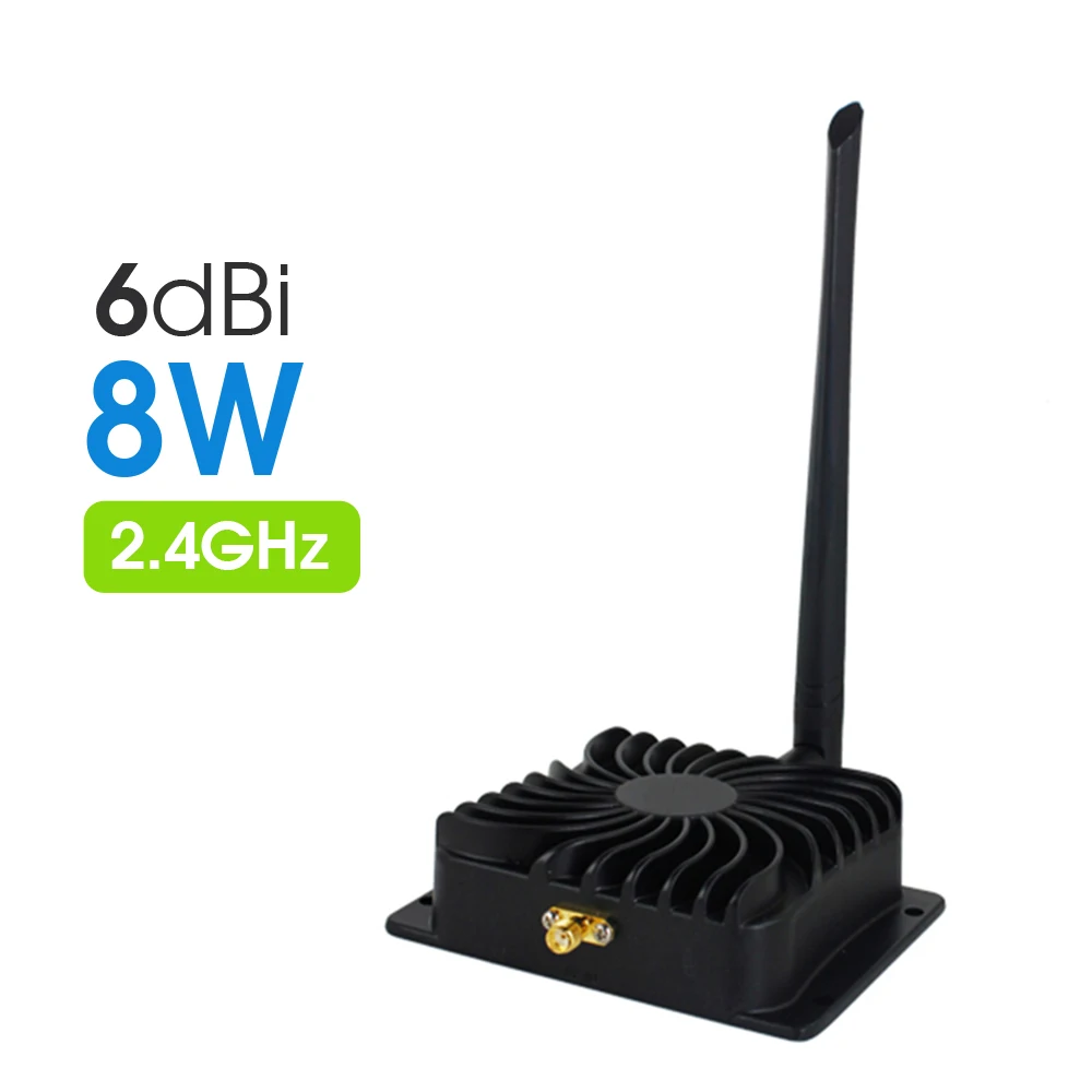 Amplificador amplificador WIFI EDUP 2,4G 8W 802.11N extensor inalámbrico WIFI de largo alcance para repetidor inalámbrico enrutador amplificador de