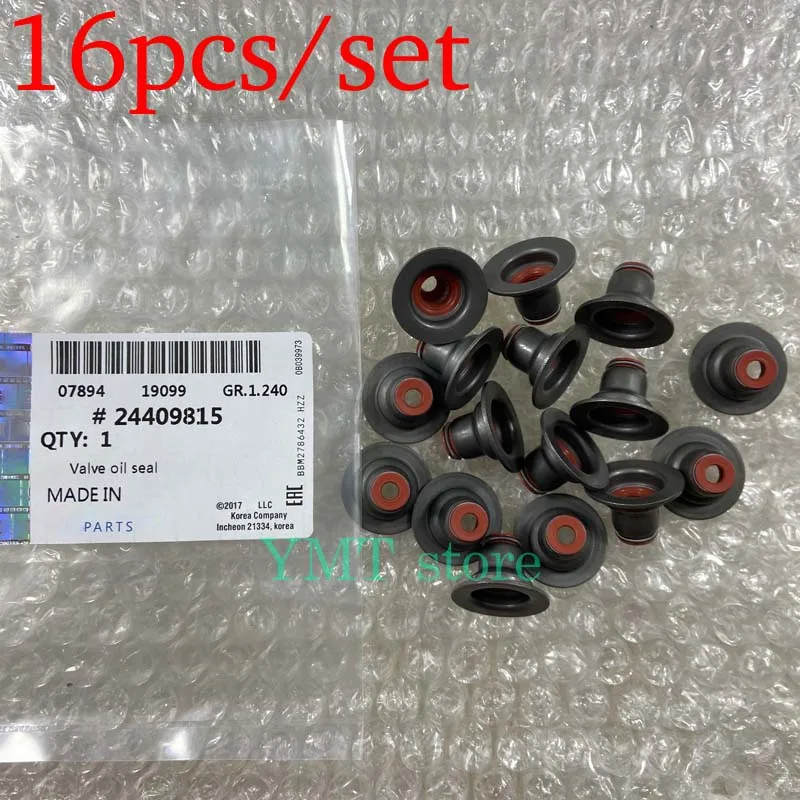 1Set Auto Seal Valve Stem For Chevrolet Aveo Sonic Cruze 1.6 1.8L Opel Vauxhall Astra Pontiac G3 OE# 24405819 24409815