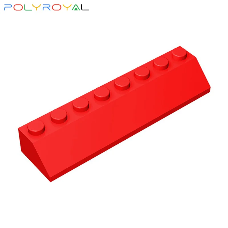 

Building Blocks Technicalalalal DIY Plates Slope Brick 2x8 Dots 10 PCS Educational toys for children birthday gift 4445 2454a