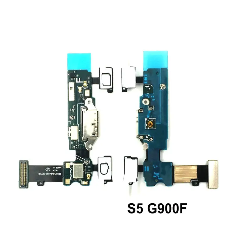 

Новый микрофонный модуль + плата USB-порта для зарядки, гибкий кабель, соединительные детали для Samsung S5 G900H / G900F